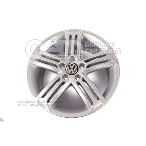 Obręcz aluminiowa w kolorze srebrnym 5K0071498C 88Z