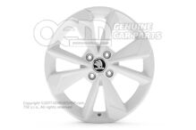 Felga aluminiowa biała Skoda Citigo 1S 1ST071496K FM9