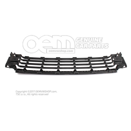 Kratka nawiewu satynowa czarna/wysoki chrom 6RG853671A RYP