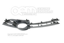 Kratka nawiewu satynowa czarna Audi A6/S6/Avant/Quattro 4F 4F0807682  01C (2)