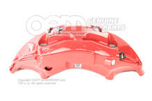 Audi RSQ8 red Calliper without brake pads for vehicles with ceramic brake disc pads size 440x40mm left (1)