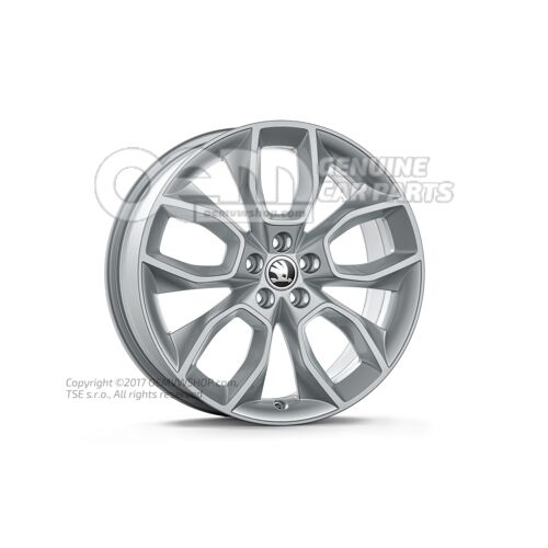 Felga aluminiowa srebrna 654071498L 8Z8