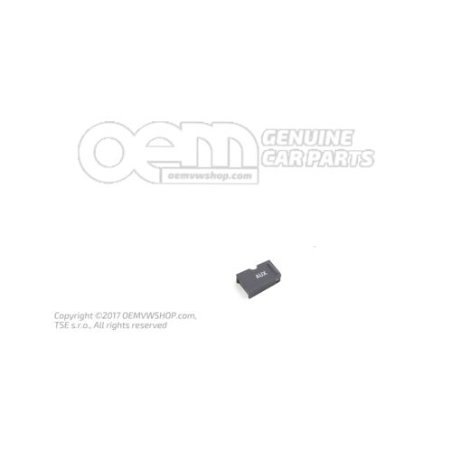 Zaślepka końcowa, satynowo czarna 6J0957087  9B9