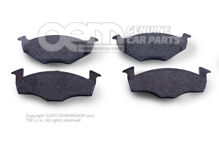 komplet klocków hamulcowych do hamulca tarczowego 6N0698151C (1)