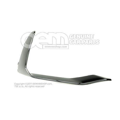 Przedni spoiler czarno-błyszczący 4M8807062B T94