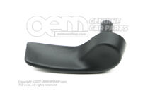 Dźwignia obsługowa do regulacji wysokości, czarna, satynowa 8N0881254A 01C