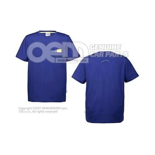 Koszulka, XXL, unisex, niebieska, kolekcja golfowa