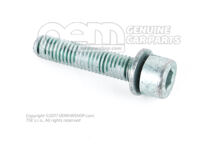 Śruba z sześciokątem. gniazdo hd. (kombi.) N  90405002