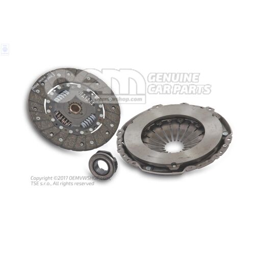 Komplet części sprzęgła do Golfa Mk3 16V 037198141DX