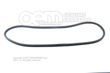 Uszczelka drzwi wewnętrznych Volkswagen Touareg 7P 7P0867367J