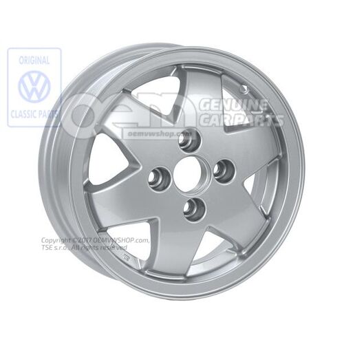 Felga aluminiowa Felga stalowa chromowana metalik Volkswagen Polo Hatchback 86C 867601025K 091