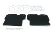 1 zestaw dywaników pod stopy jasnoszary/beż kardamonowy 4F0863683E N17 (1)