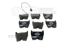 1 zestaw klocków hamulcowych ze wskaźnikiem zużycia do hamulca tarczowego 8V0698151P