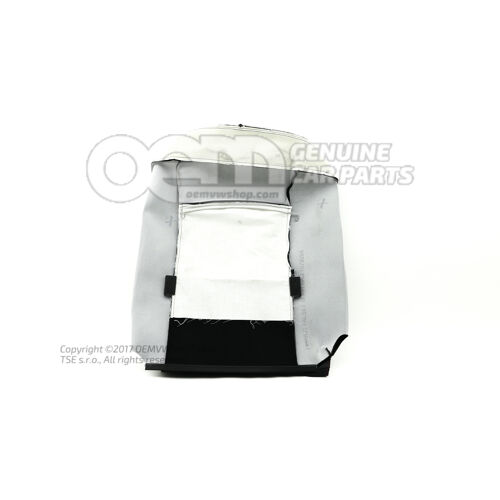 Pokrycie oparcia (tkanina) schwarz/flashrot Seat Leon 5F 5F0881805CTULI