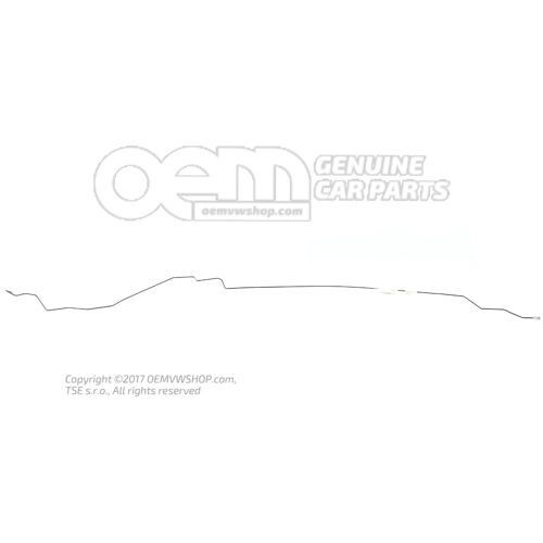 Przewód hamulcowy od łącznika do przewodu hamulcowego Seat Exeo 3R 8E0611741AF