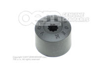 Zaślepka - śruba do koła śruba do koła, zamykana satynowa czarna 1K0601173A 9B9