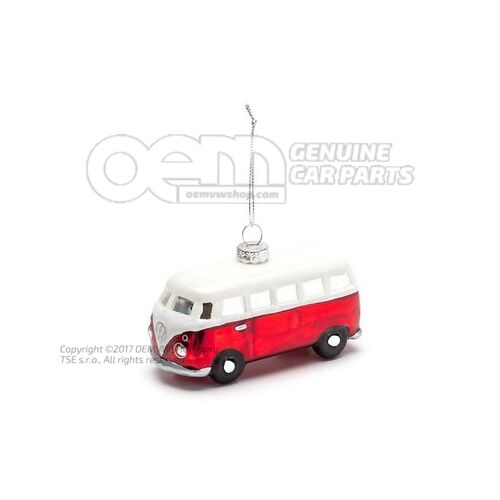 3B2087790A 287 Christmas tree key tag, Red/White, T1, Winter/Christmas Collection