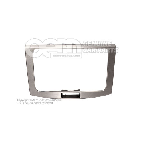 Listwy ozdobne ze szczotkowanego aluminium 3AA858069C PD4