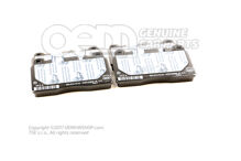 1 komplet: klocki hamulcowe ze wskaźnikiem zużycia do hamulca tarczowego 1 komplet klocków hamulcowych do hamulca tarczowego 8R0698151AB (1)