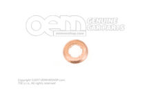 Zespół wtryskiwacza z pierścieniem uszczelniającym 059130519B