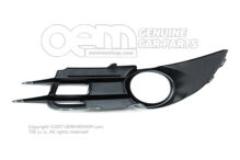 Element zamykający satynowo czarny Volkswagen Touran 1T 1T0853950  9B9 (1)