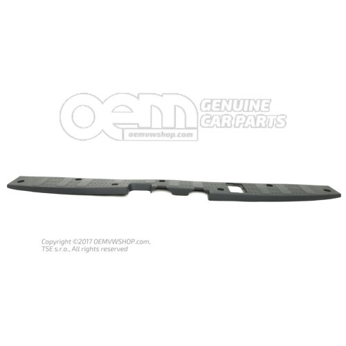 Osłona nośnika zamka, satynowa, czarna 7C0863485B 9B9