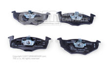 1 komplet klocków hamulcowych do hamulca tarczowego „ECO” JZW698151E (1)