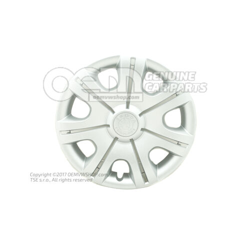 Obręcze kół czarne/jasny chrom 5J0601147F MHB