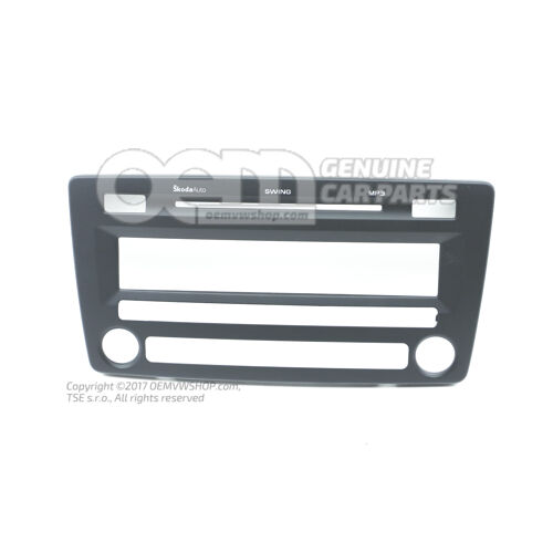 Tapicerka radia czarna 1Z0035212D 1QB