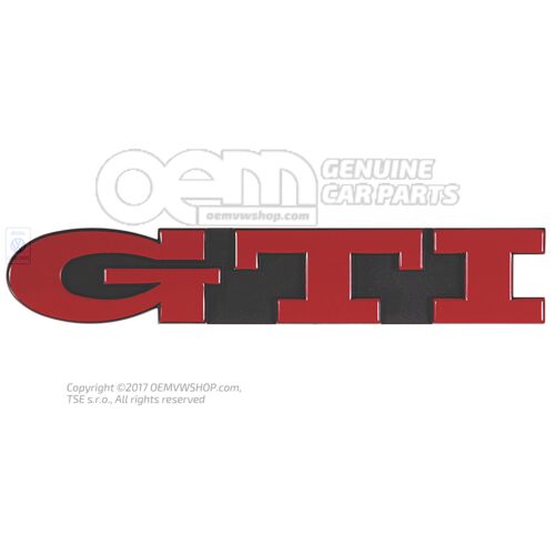 Emblemat przedni do Golfa Mk3 GTI 1H6853679E QN5