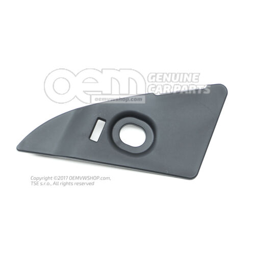 Adapter czarny satynowy Volkswagen Amarok 2H 2H6807410  9B9