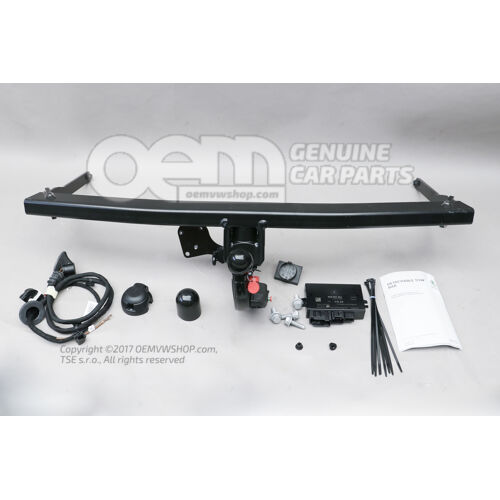 Oryginalny zdejmowany hak holowniczy do Octavii IV z wiązką elektryczną OEM03651807