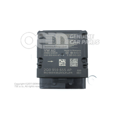 Sterownik poduszki powietrznej 2Q0959655AP