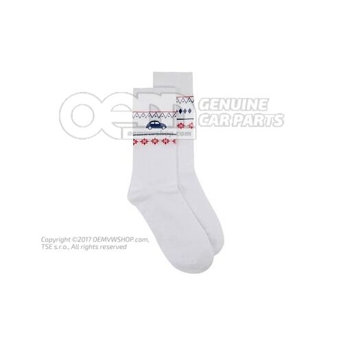 Skarpety, 39-42, białe, unisex, Kollektion Winter/Weihnachten