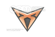 Emblemat „CUPRA” w kolorze miedzi 5FF853679  RZH