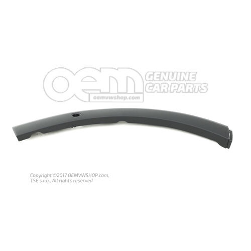 89A853025E 9B9 Wheel cover Satin black left front