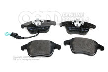 1 zestaw: klocki hamulcowe ze wskaźnikiem zużycia do hamulca tarczowego 5N0698151