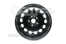Felga stalowa rajdowa w kolorze czarnym 5K0601027A 03C (1)