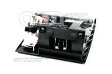 Popielniczka satynowa czarna Audi A3 Sedan/Sportback 8L 8L0857951E B98 (2)