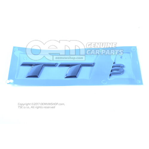 Napis chromowany Audi TT/TTS Coupe/Roadster 8S 8S0853735A 2ZZ
