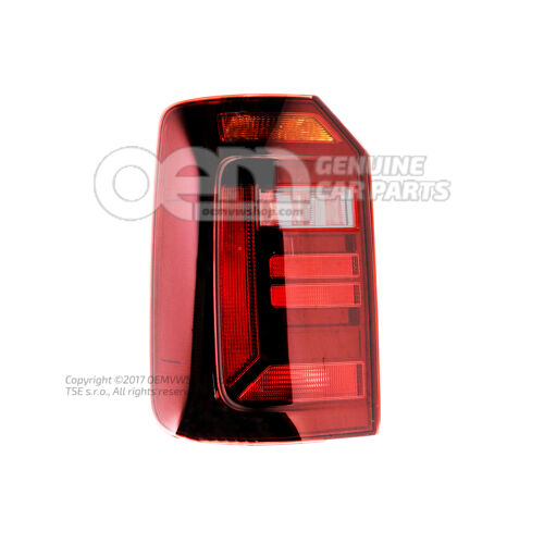 Lampa tylna ze światłem przeciwmgielnym Volkswagen Caddy 2K 2K1945095P