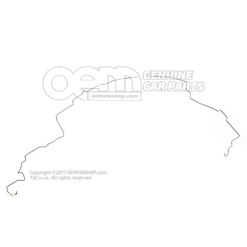 Przewód hamulcowy od hydrauliki do przewodu hamulcowego 4M0614725M