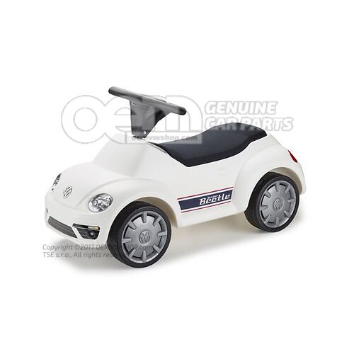 5DA087510 Toy car, White, Junior Beetle, Children's Collection