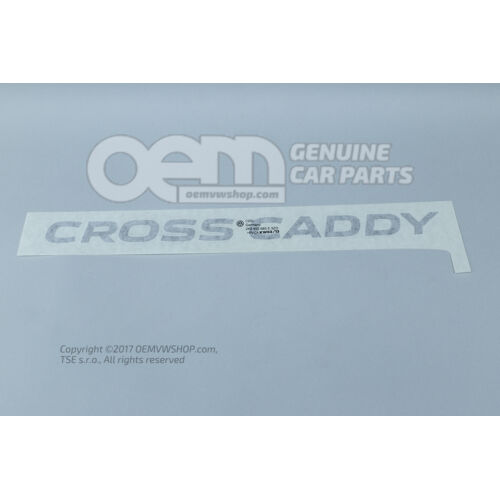Folia z napisami Diamond Silver (ciemna) Volkswagen Caddy 2K 2K5853685E 9ZD