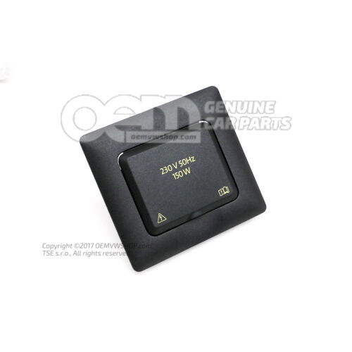 Listwa na gniazdo Satynowa czerń 5G9867864  9B9
