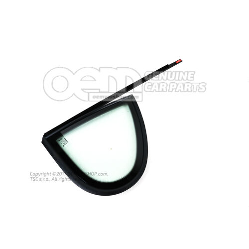 Okno boczne (stałe) aztec żółte/łupkowe 1M0845213E ESG