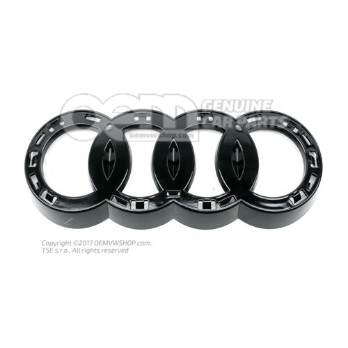 Adapter czarno-błyszczący Audi RS6/RS6 plus/Avant Quattro 4G 4G0853391  T94