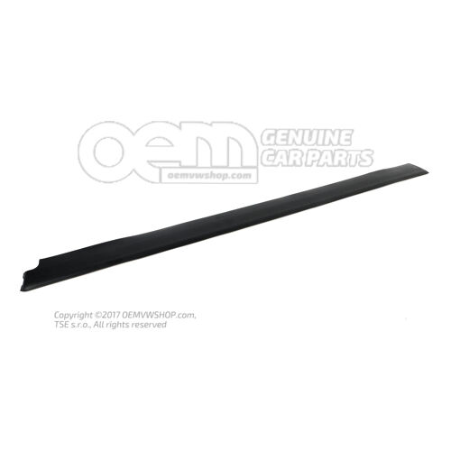 Osłona drzwi satynowa czarna 895853960A 01C