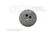 Nakrętka klipsa, satynowa, czarna 893853909B 01C (1)