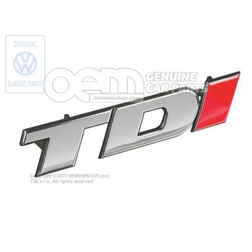 Emblemat TDI dla VW LT 2D 2D0853679B EQW
